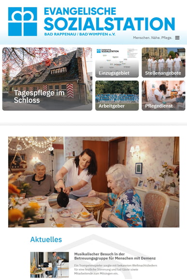 Neue Homepage der Sozialstation