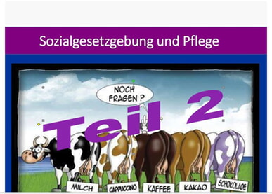 Sozialgesetzgebung in der Pflege &ndash; Teil 2