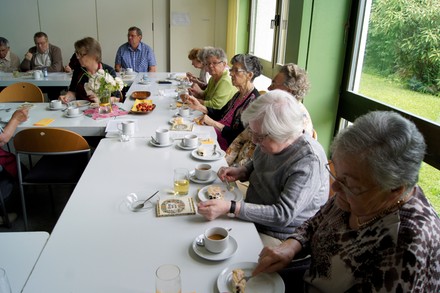 Leckerer Nachtisch wird immer serviert