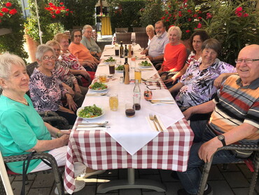 Besuch in der "Trattoria Toni" in Brackenheim