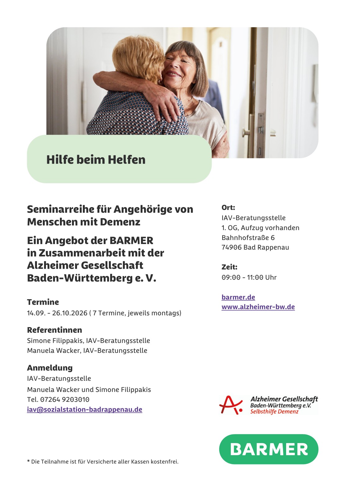 Angehörigenschulung 2026